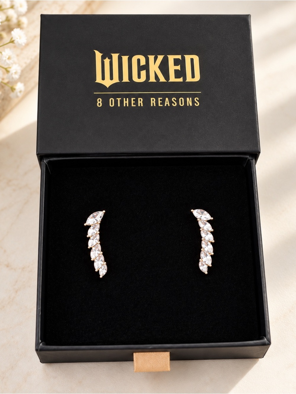 NWT WICKED x 8 Other Reasons Crawler Earrings